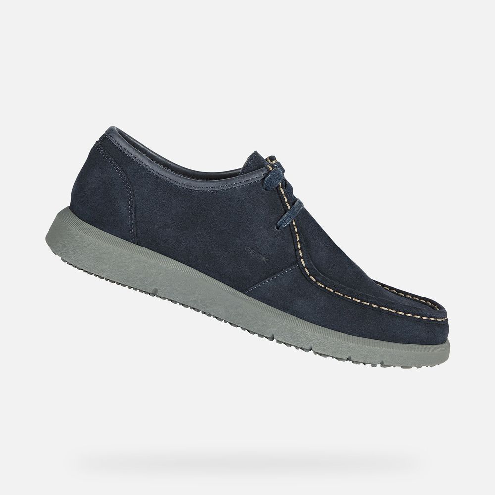 Sapatos Casuais Geox Homem Azul Marinho - Errico - LJHMB0752